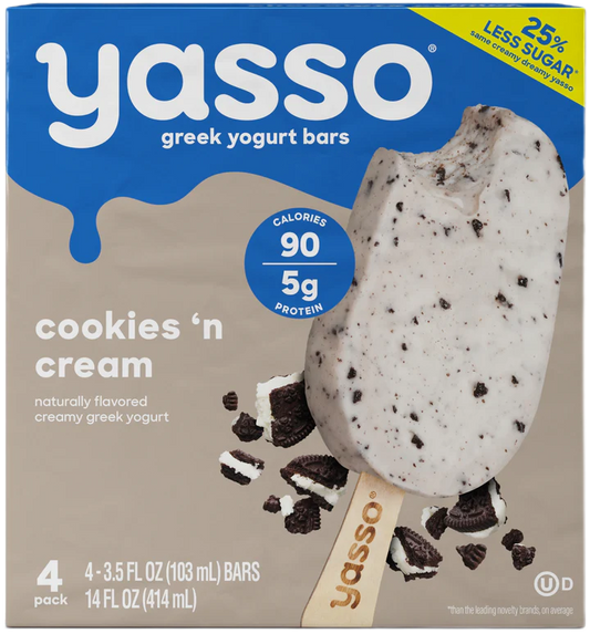 yasso cookies ‘n cream bars