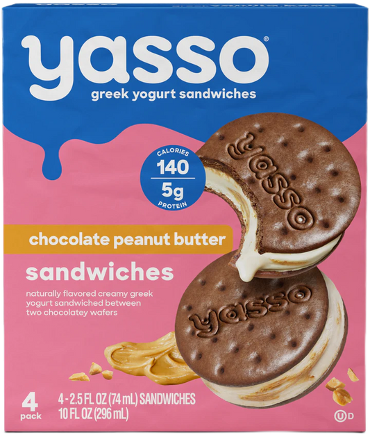 yasso peanut butter sandwiches