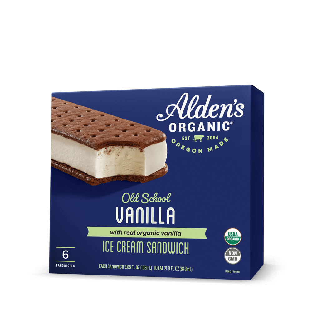 Alden's Vanilla Old School Sandwich - 6pk